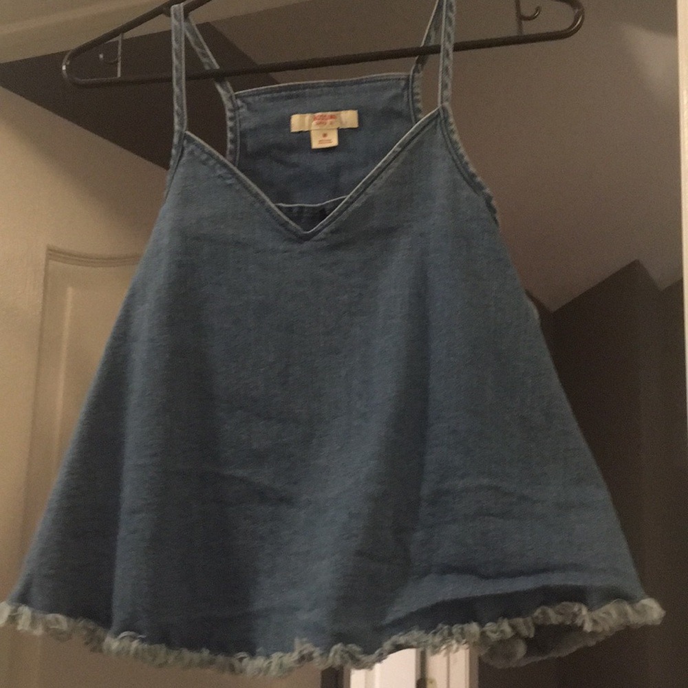 Mossimo jean crop top